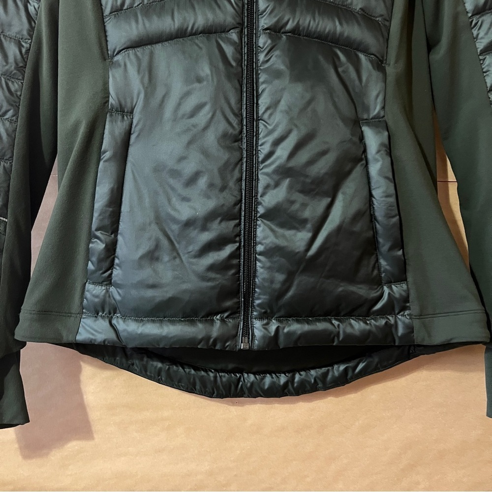 Lululemon | Down For A Run Jacket II Gator Green Zip Up Puffer Goose Down Size 6 - Picture 6 of 15